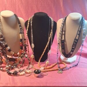 Lot of 7 Chicos Brand Necklaces